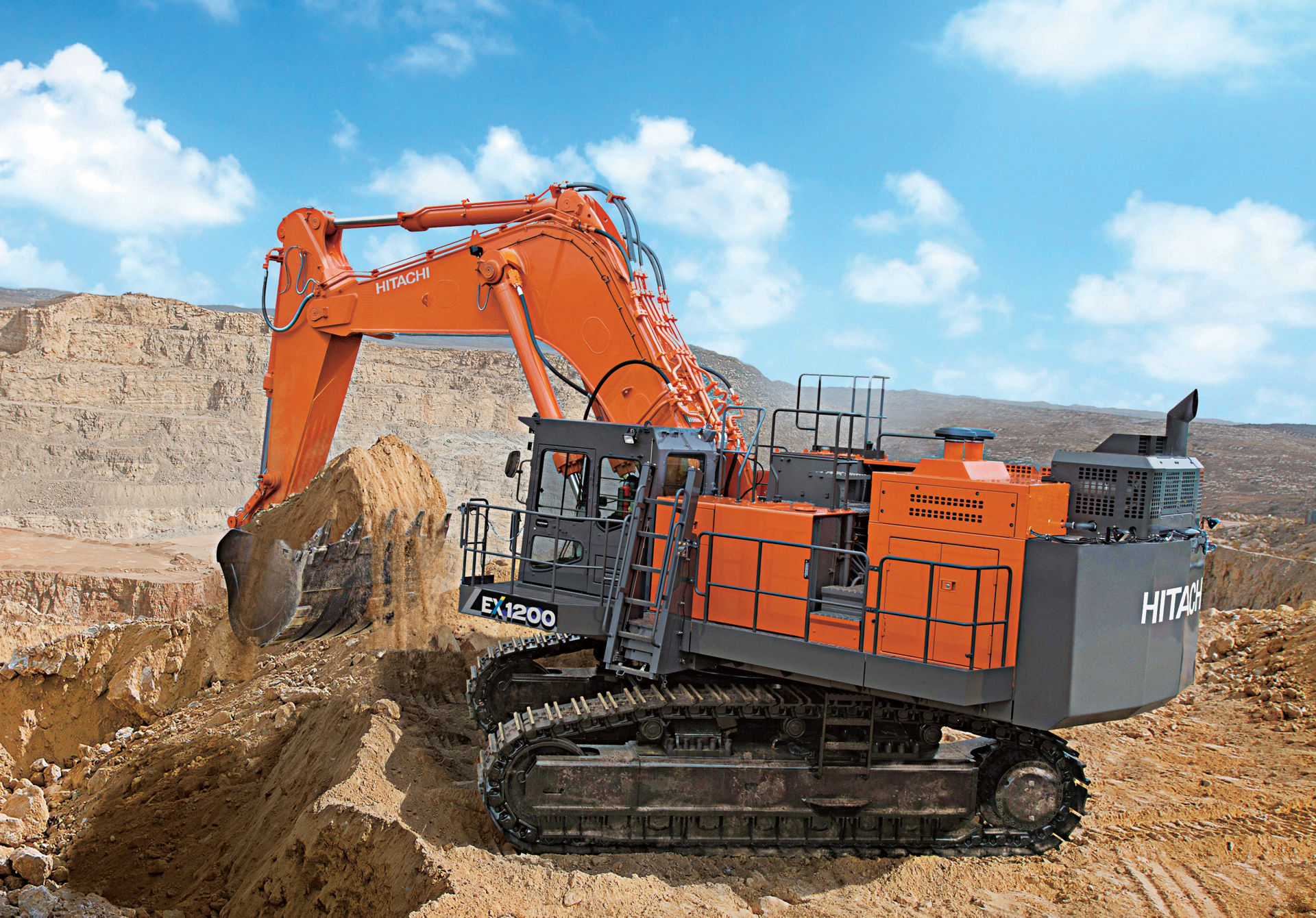 日立建机EX1200-7超大型液压挖掘机
