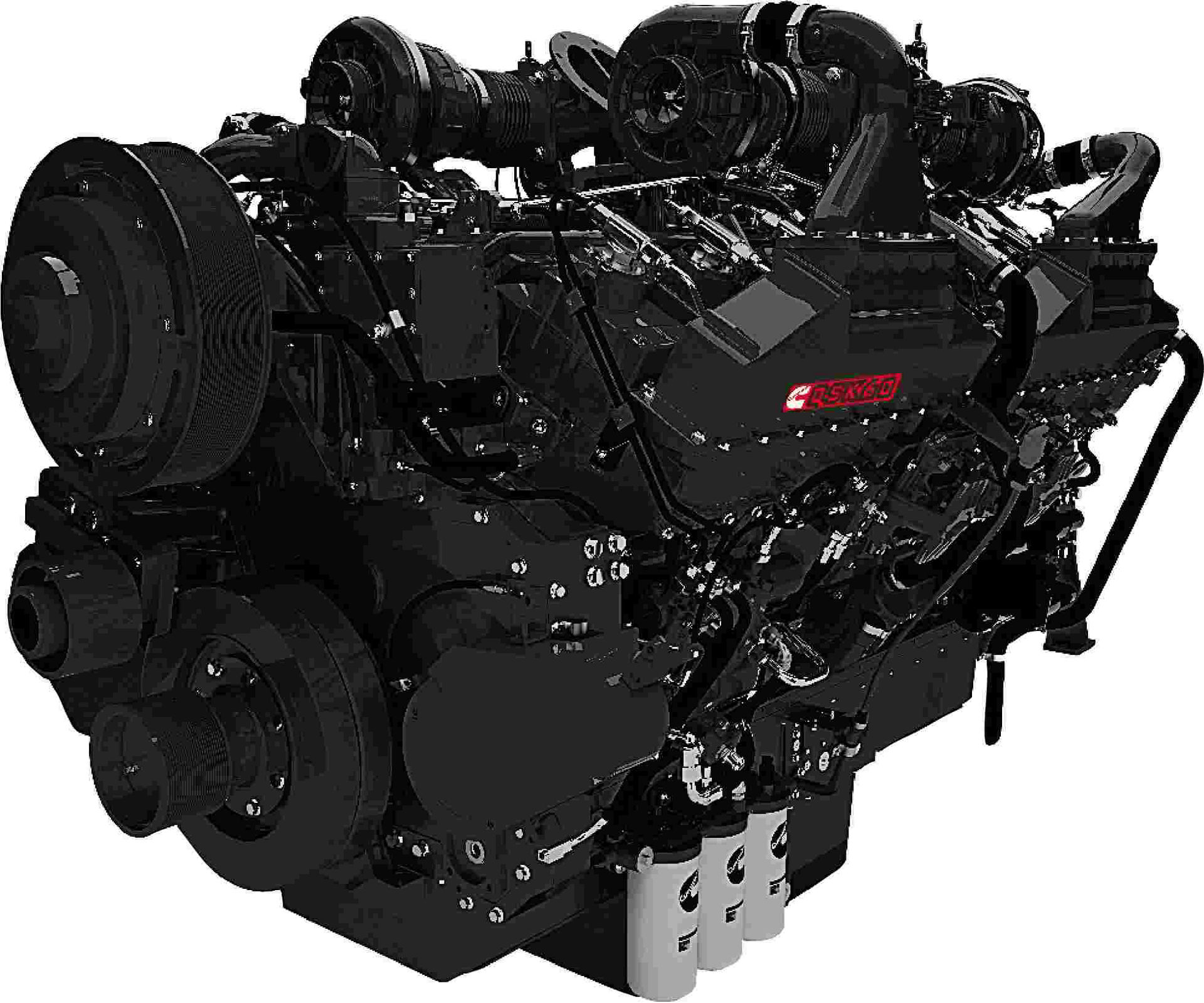 名称：康明斯QSK60/总功率：1 450 kW(1 971 PS)